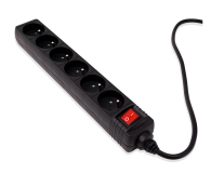 HAMA Listwa zasilająca Standard 6gn, 3m, czarna - 1416387 - zdjęcie 3